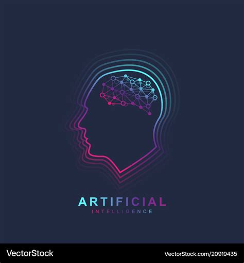 Artificial Intelligence And Machine Learning Logo Vector Image | Hot Sex Picture