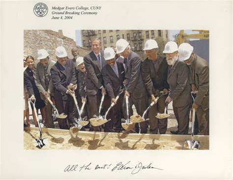 Ground breaking ceremony for new campus buildings – Medgar Evers College: History in Documents ...