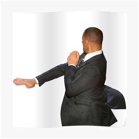 "Will Smith Slap" Poster for Sale by StrangerBlings | Redbubble