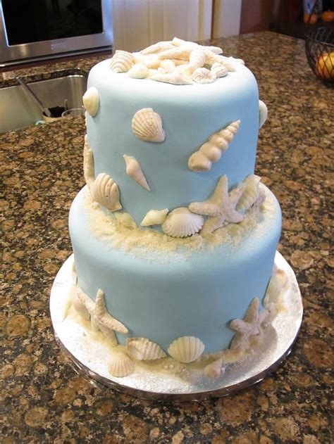 Beach themed Bridal Shower Cake - Decorated Cake by - CakesDecor