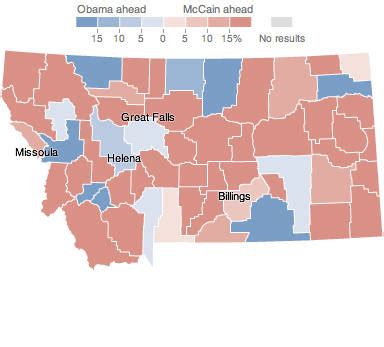 Montana - Election Results 2008 - The New York Times