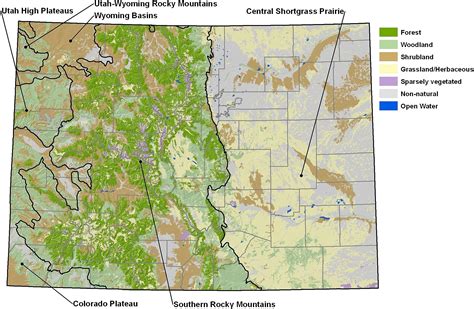 Colorado Utah Map