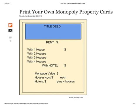 Print Your Own Monopoly Property Cards Document With Monopoly Property ...