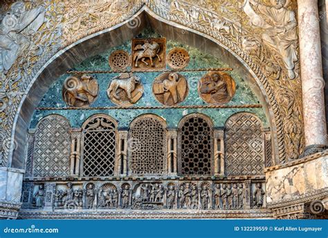 Venice, Basilica San Marco, Mosaic Editorial Stock Image - Image of christ, european: 132239559