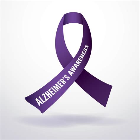 Alzheimer's Disease Awareness Ribbon 1518359 Vector Art at Vecteezy