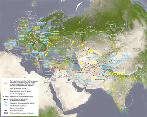 Indo-European Migration Map [1194 x 951] : r/MapPorn