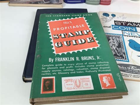 Huge Collection Of Vintage Stamp Collecting Books