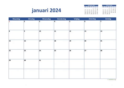 Kalender 2024 Niederlande mit Feiertagen | Wikidates.org