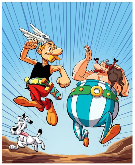 Asterix and Obelix by Francisco Fontenelle, Brazil | Comic book artists ...