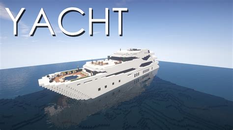 Minecraft - Yacht Tutorial - YouTube