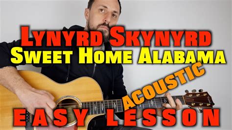 Sweet Home Alabama Acoustic Guitar Lesson - YouTube