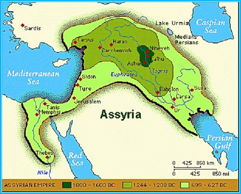 Assyrian Empire Map