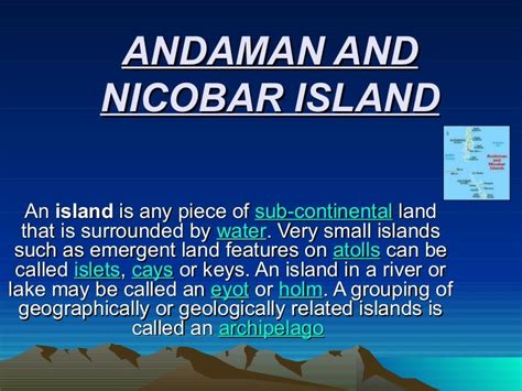 Andaman and nicobar islands..