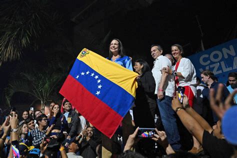 Venezuela opposition leader Maria Corina Machado claims presidential ...