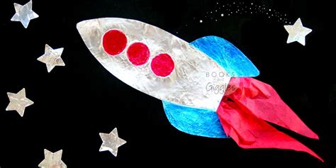 How to Make a Rocket Craft for Kids that SHINES