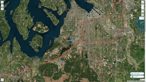 Lakewood, Washington Map