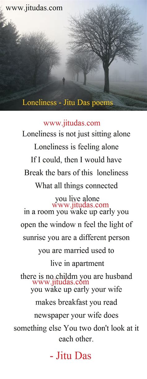 JItu Das's Blog: Deep life poems, Loneliness poem by Jitu Das english poems