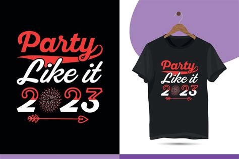 Party like it 2023. Funny happy new year vector design template. 15237758 Vector Art at Vecteezy