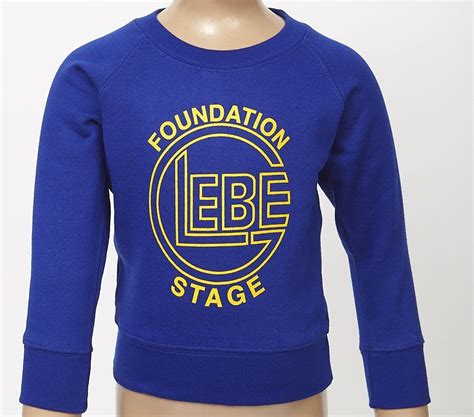 Glebe Foundation Stage Round-Neck Sweatshirt with Logo (8980) - Glebe ...