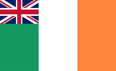 flag of Ireland if it was colonised by Britain (alternate history) : r/vexillologycirclejerk