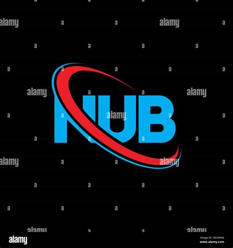 NUB logo. NUB letter. NUB letter logo design. Initials NUB logo linked ...