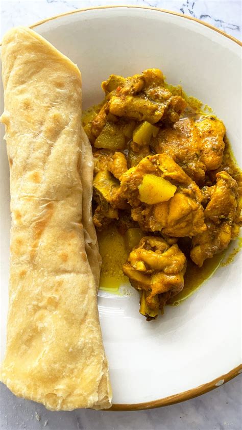 Jamaican Curry Chicken and Roti recipe - Jamdown Foodie