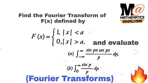 Fourier Transform examples and solutions || problem 2 - YouTube