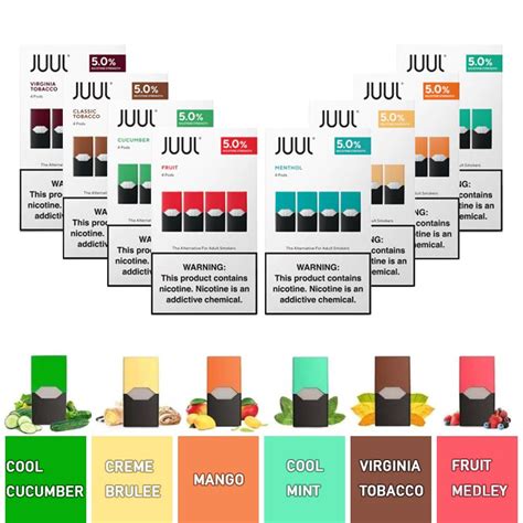 JUUL Pod Flavors - Vape4Ever