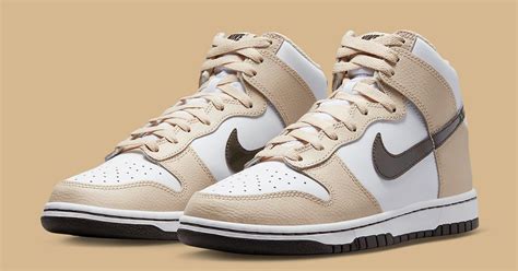 The Nike Dunk High Appears in White, Beige and Brown | House of Heat°