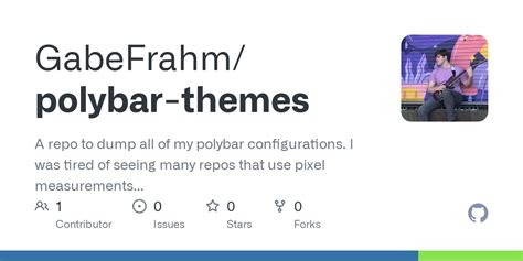 GitHub - GabeFrahm/polybar-themes: A repo to dump all of my polybar configurations. I was tired ...