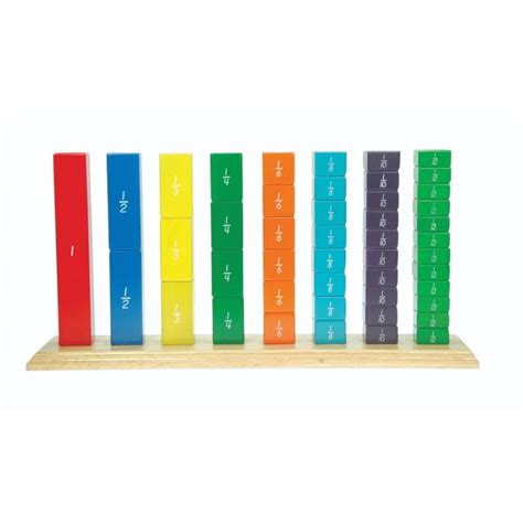 Rainbow Fraction Towers (47pcs) » Smart Learn Educational Resources