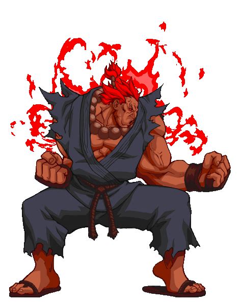 Akuma gouki street fighter gif animations – Artofit