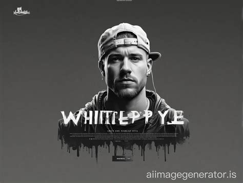 White Man with Rap Style in Website Design | AI Image Generator