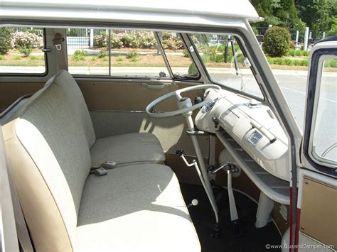 VW Camper 1967 Deluxe Bus - interior detailed pictures | Bus and Camper