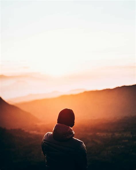 amanecer, oscuridad, niebla, paisaje, hombre, montaña, al aire libre, persona | Piqsels