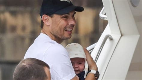 Rafael Nadal, wife Xisca and baby Rafa sightseeing on Sydney Harbour | Herald Sun