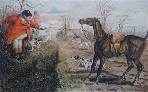 Large Vintage Fox Hunting Print With A Scent - Bank2home.com