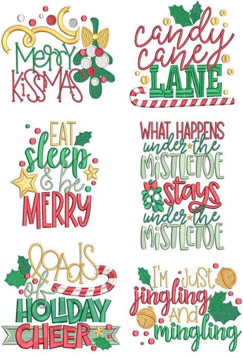 Christmas Word Art 11 Christmas Words, Christmas And New Year, Christmas Crafts, Applique ...