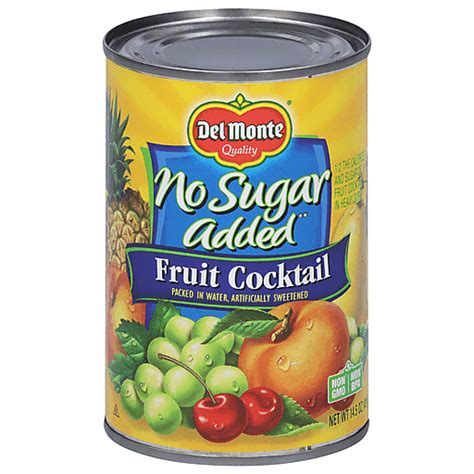 Del Monte Fruit Cocktail, No Sugar Added 14.5 oz | Mixed Fruit | Riesbeck