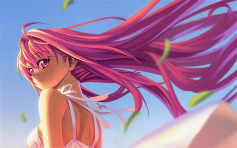 Anime girl pink hair wallpaper | 2560x1600 | #14683