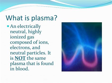 PPT - Plasma: The Fourth State of Matter PowerPoint Presentation - ID ...