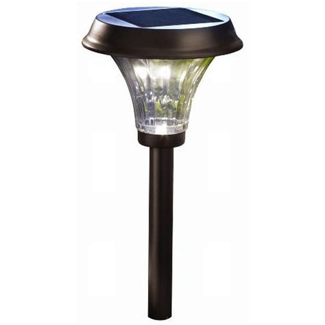 Moonrays Richmond-Style Solar Powered 30-Lumen Rubbed Bronze Metal Outdoor Integrated LED ...