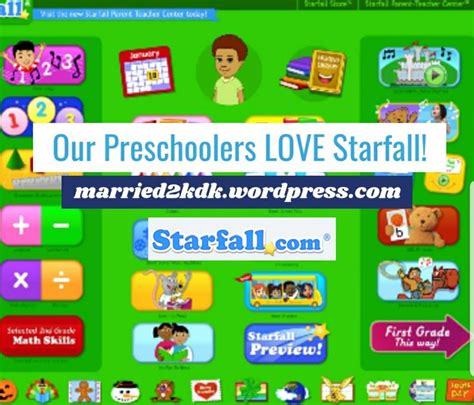 Our Preschoolers LOVE Starfall! | Homeschool blogs, Education foundation, Kindergarten fun