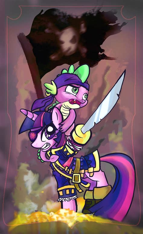 Twilight and Spike by Kna on DeviantArt