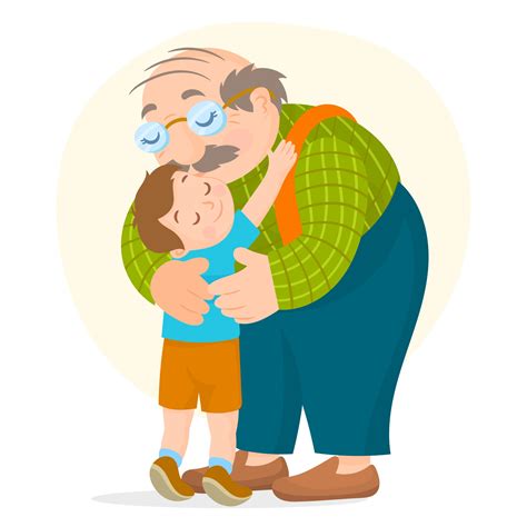 Grandpa And Grandson Vector Art, Icons, and Graphics for Free Download