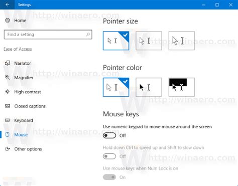 How to Change Mouse Pointer in Windows 10