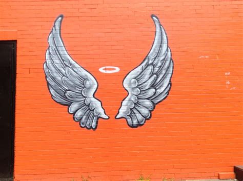 Angel wings Angel Wings Art, Angel Wall Art, Angel Wings Graffiti ...