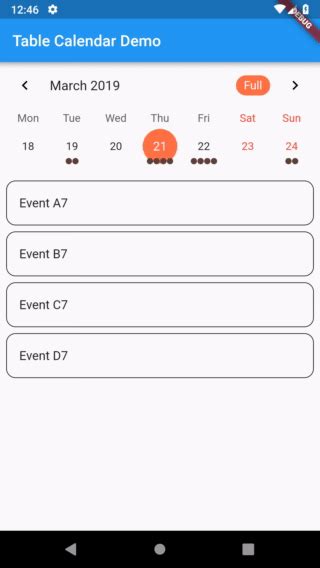 Flutter Calendar Animation - FlutterCore