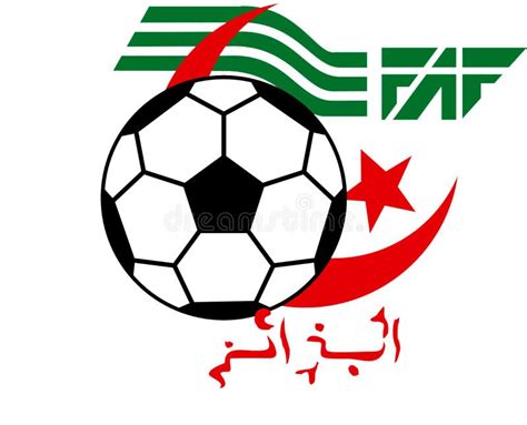 Logo of the Algerian Football Team - Algeria Editorial Stock Image ...