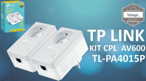 TP Link Kit CPL AV600 - TPLINK TL-PA4015P Kit - Kit CPL 600mbit ...